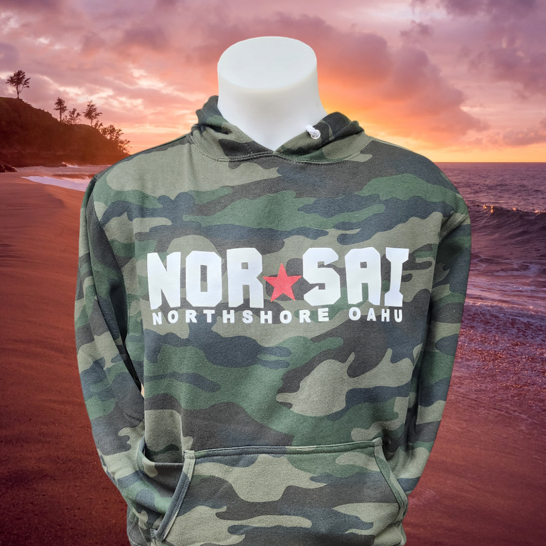 Nor*Sai Camo Hoodies