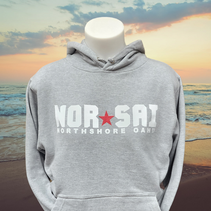 Nor*Sai Light Grey Hoodie